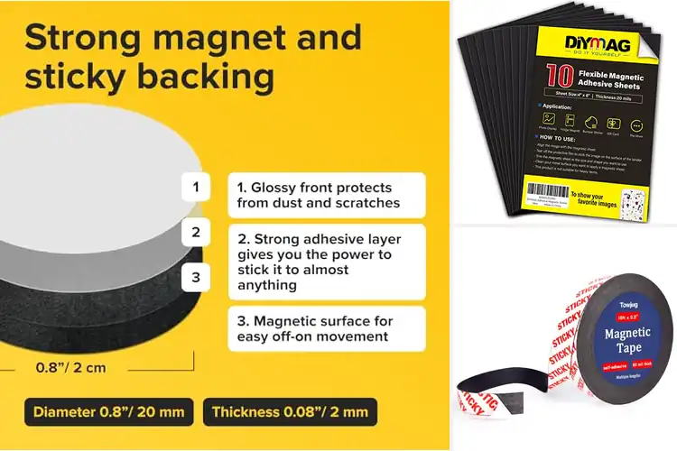 Detailed view of Best Adhesive Magnets For Organization
