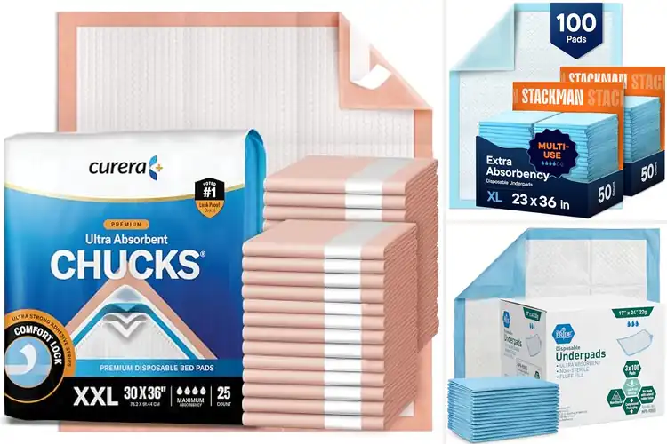 Detailed view of Best Adult Chucks Underpads
