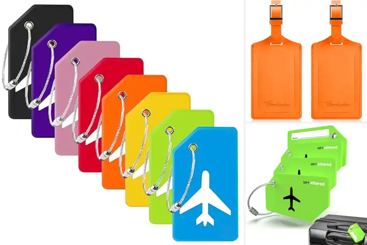 Detailed view of Best Bright Luggage Tags: Spot Your Bag Fast & Secure