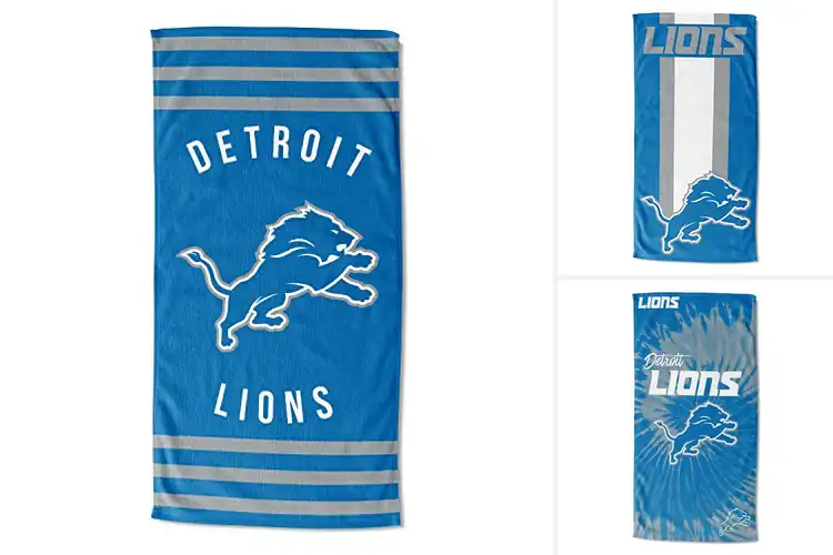 Detailed view of Best Detroit Lions Towels: 10 Stylish Picks for Every Fan