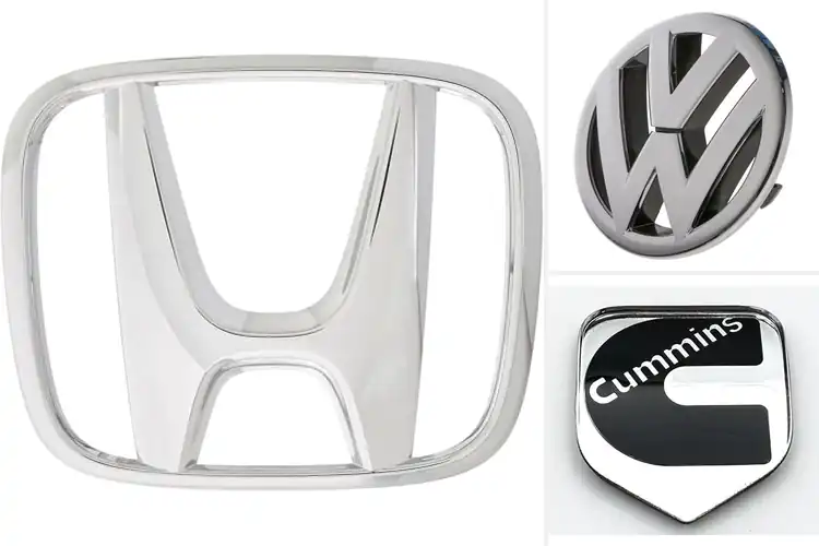 Detailed view of Best Front Grille Badges