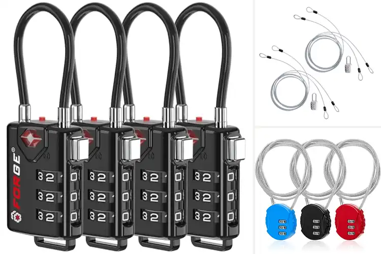 Detailed view of Best Luggage Cable Locks