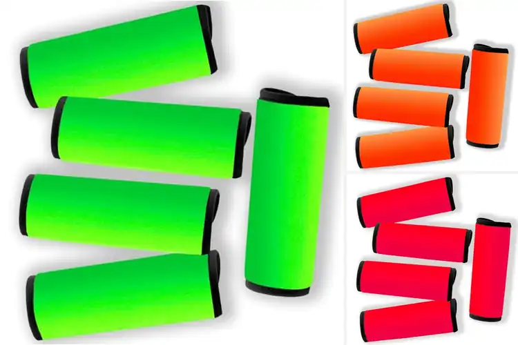 Detailed view of Best Luggage Handle Wraps: 10 Bright & Soft Travel Upgrades
