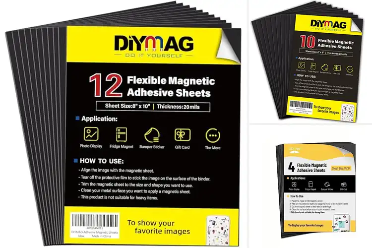 Detailed view of Best Magnetic Sheets With Adhesive