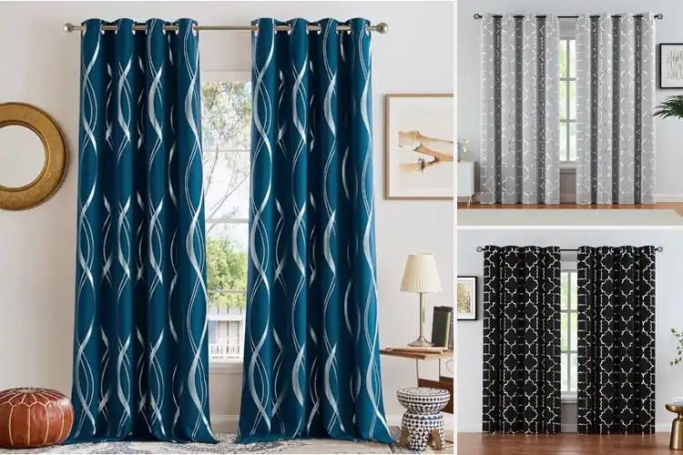 Detailed view of Best Moroccan Print Drapes