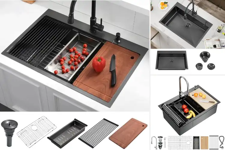 Detailed view of Best Nano Black Stainless Steel Sinks