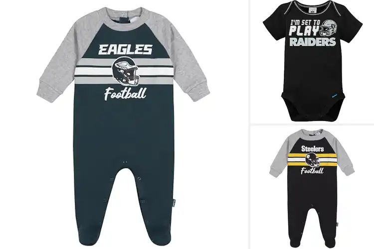 Detailed view of Best NFL Baby Footies