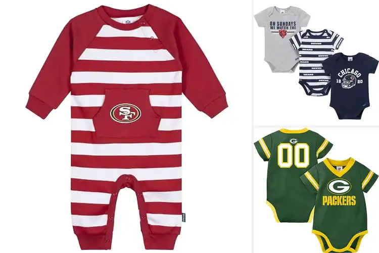 Detailed view of Best NFL Team Baby Clothing