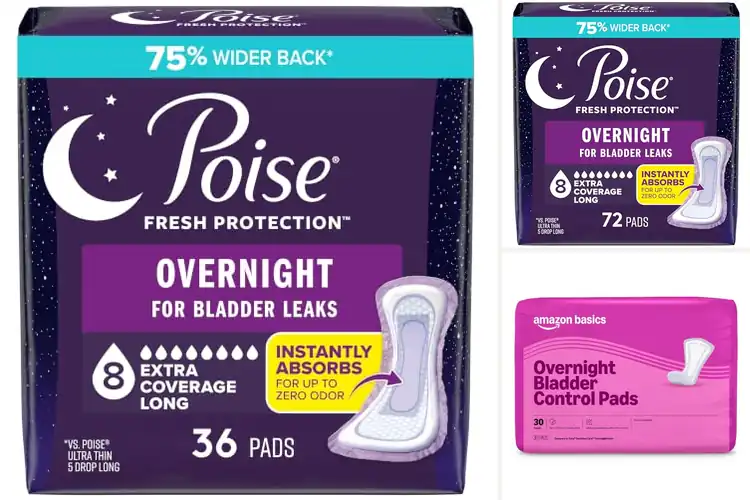 Detailed view of Best Overnight Incontinence Pads