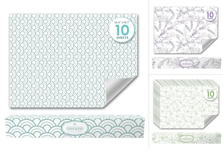 Detailed view of Best Scented Drawer Liners