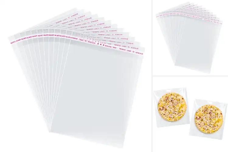 Detailed view of Best Self Adhesive Sealing Bags: Keep Treats Fresh & Visible