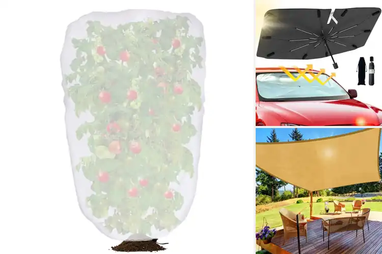 Detailed view of Best Sunshade Wind Protections